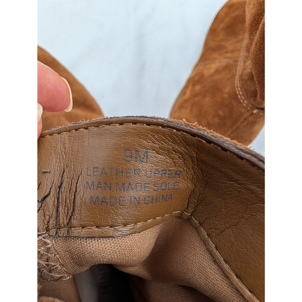 Rebecca Minkoff Chasidy Suede Ankle Booties Size 9M Country Rodeo Western Barn - Picture 8 of 8